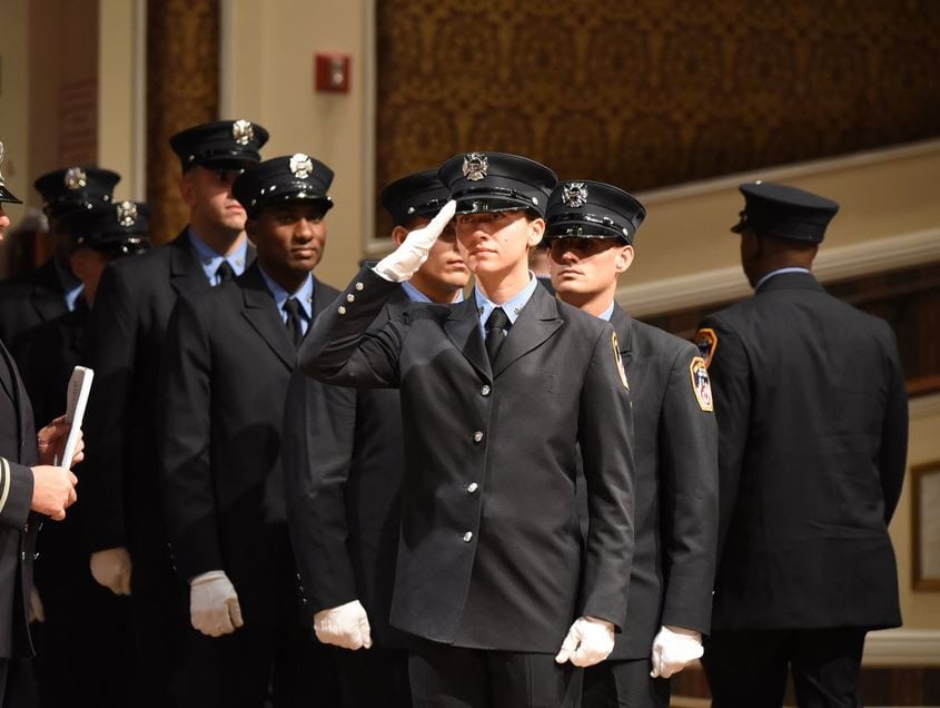 13 children of fallen 9/11 firefighters continue the family legacy by graduating from FDNY Academy. Credit: FDNY