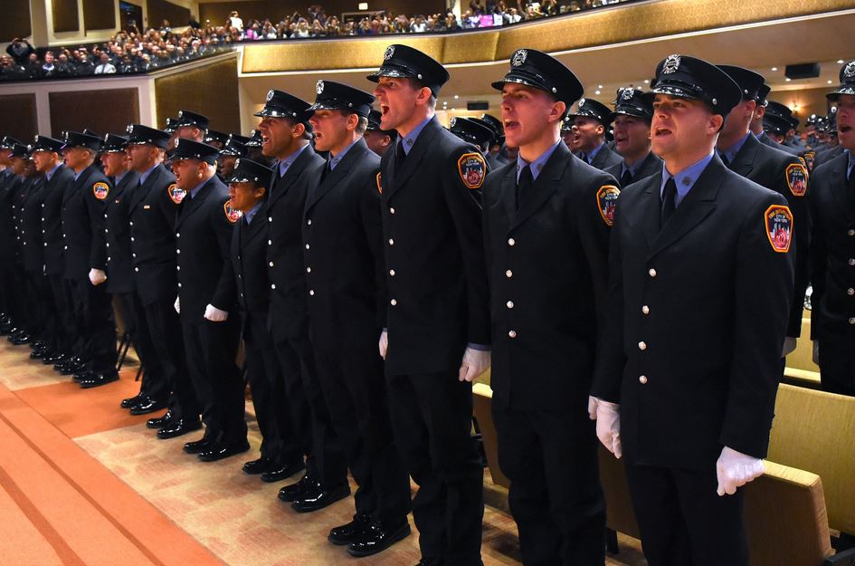 13 children of fallen 9/11 firefighters continue the family legacy by graduating from FDNY Academy. Credit: FDNY