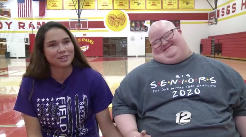 Homecoming queen shares title & crown with friend and fellow nominee who has Down syndrome. 