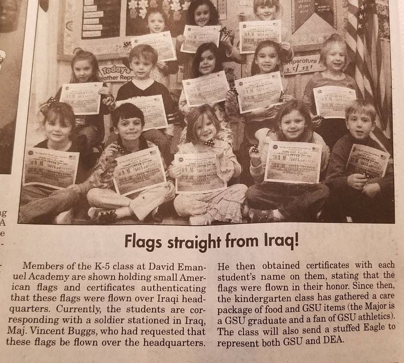 Kindergartners wrote letters to a lonely soldier while he was in Iraq - 13 years later, he came to surprise them