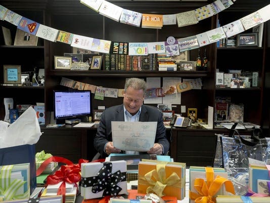 CEO takes the time each year to write birthday cards for all 9,200 employees to promote gratitude.