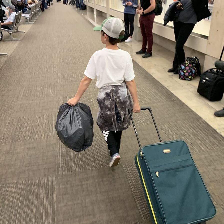 Amazing 10-Year Old Boy Inspires Frontier Airlines Crew to Recycle