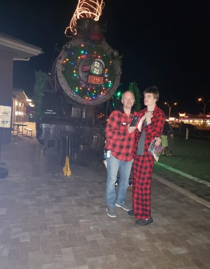 Boy with autism had a meltdown & missed his dream of seeing the Polar Express, so the Polar Express came to him.