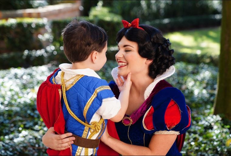 Boy with autism who’s usually shy, completely opens up and has the sweetest reactions around Disney princesses.