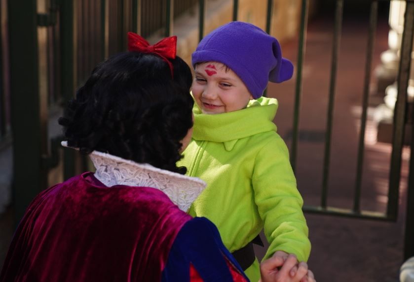 Boy with autism who’s usually shy, completely opens up and has the sweetest reactions around Disney princesses. 