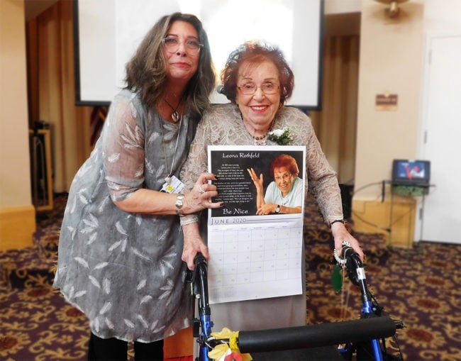 Nursing home residents preserve their stories & get happiness boost by being calendar models for a day.
