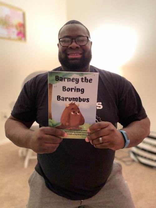 Man's wife secretly publishes children's book he wrote in 2nd grade and his emotional reaction is priceless. 