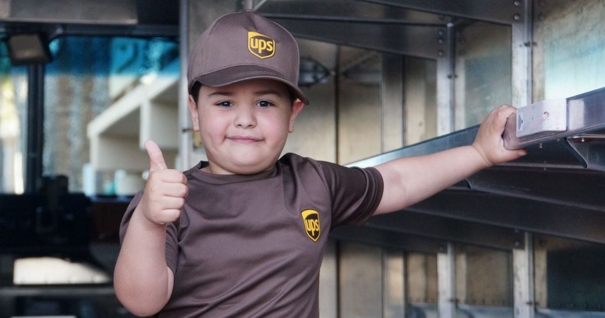 6-year-old with leukemia becomes world’s youngest UPS driver