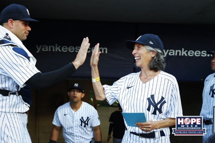 70-year-old woman lives dream of becoming Yankees Bat Girl 60 years after getting rejected for being a girl.