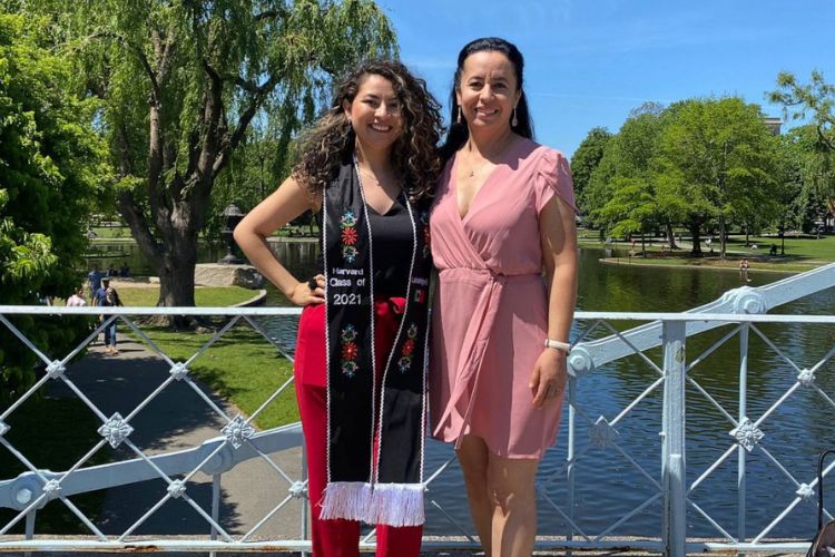 Daughter shares Harvard degree with immigrant mom who risked everything to give them a better life. (Nataly Morales Villa)