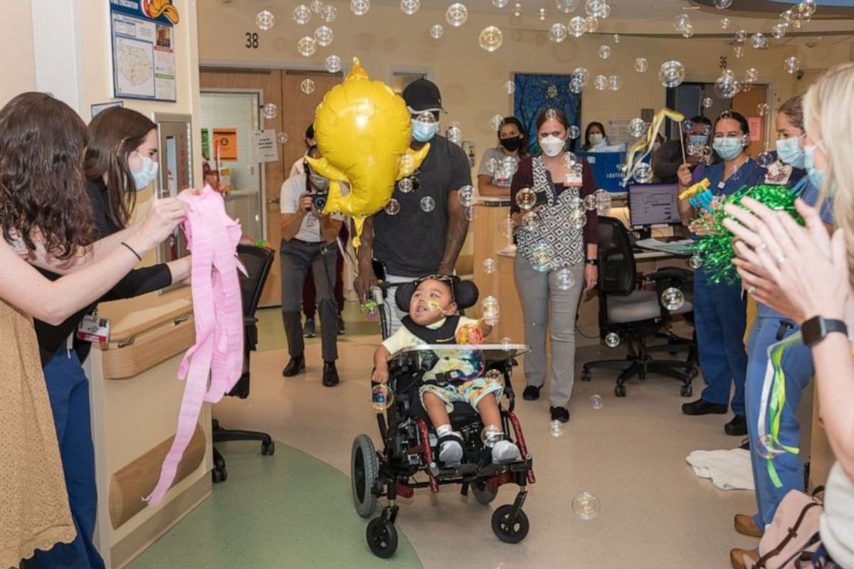 3-year-old boy finally goes home with his family after spending 640 days in the NICU. (UW Health)