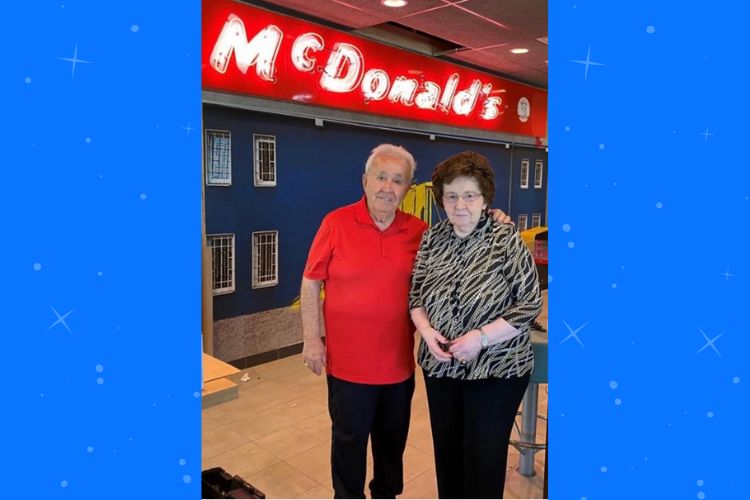 Tony and his wife Effie. (Tony Philiou / McDonald's)