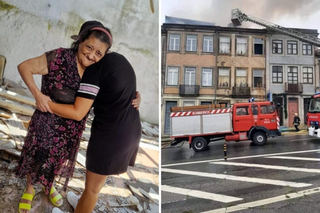 Portuguese teens race against the clock to help save an elderly woman’s house after it burned down