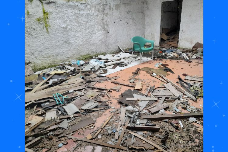 Portuguese teens race against the clock to help save an elderly woman’s house after it burned down (How_I_Met_Adeline/IG)