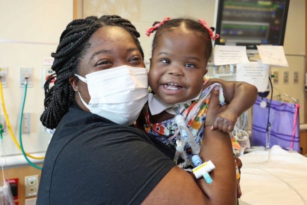 Toddler who spent over 500 days in NICU finally released to go home with mom. (Tyler Robinson)