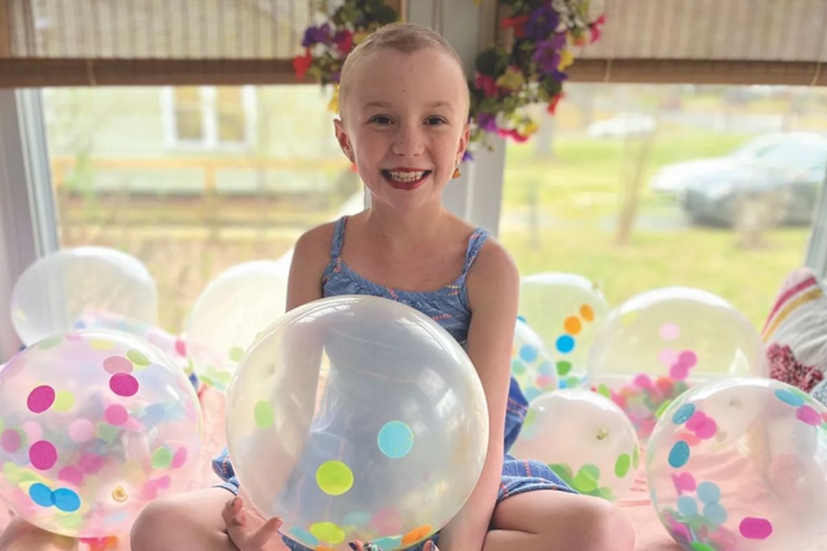 9-year-old girl turns her leukemia battle into hope by raising over $24k for cancer research (Heather Hindin)