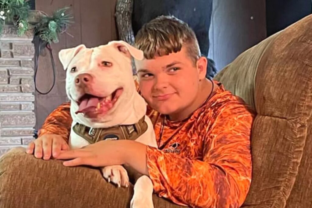 Deaf dog that nobody wanted finds forever home with teen who has hearing loss