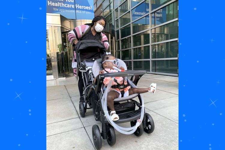 Toddler who spent over 500 days in NICU finally released to go home with mom. (Tyler Robinson)