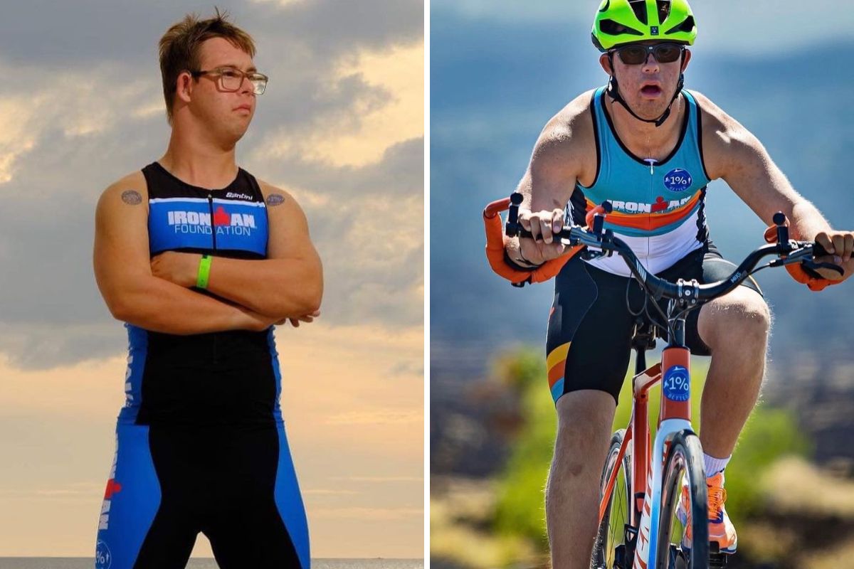 Athlete, Chris Nikic, becomes the 1st person with Down syndrome to finish the Ironman Championship. (Chris Nikic/IG)