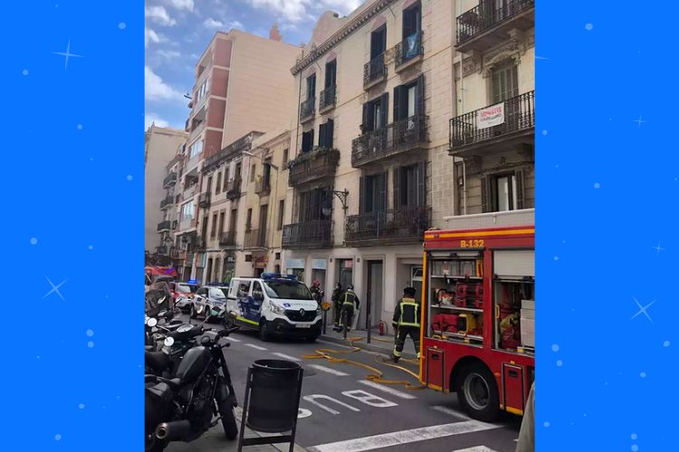 Hero couple rescues several babies from burning nursery while on honeymoon in Spain. (Doran Smith)