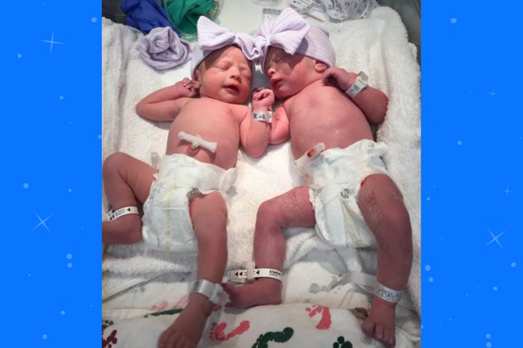 After welcoming twin girls, mom realizes the nurses helping with delivery have exact same names. (Chris Meehan)