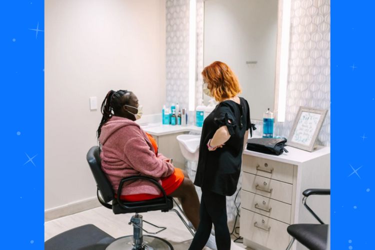 Mom of girl born prematurely opens hair salon in hospital to pamper parents of NICU babies. (Ronald McDonald House Charities of Central Indiana)