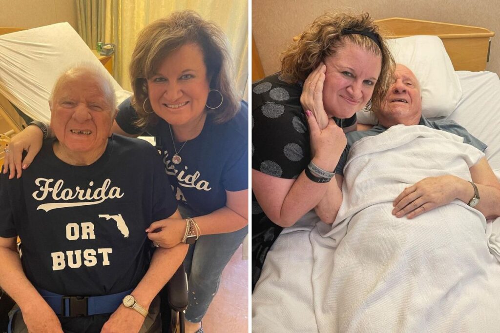 Adopted woman finds biological father in nursing home 56 years later - now she cares for him. (Deanna Shrodes)