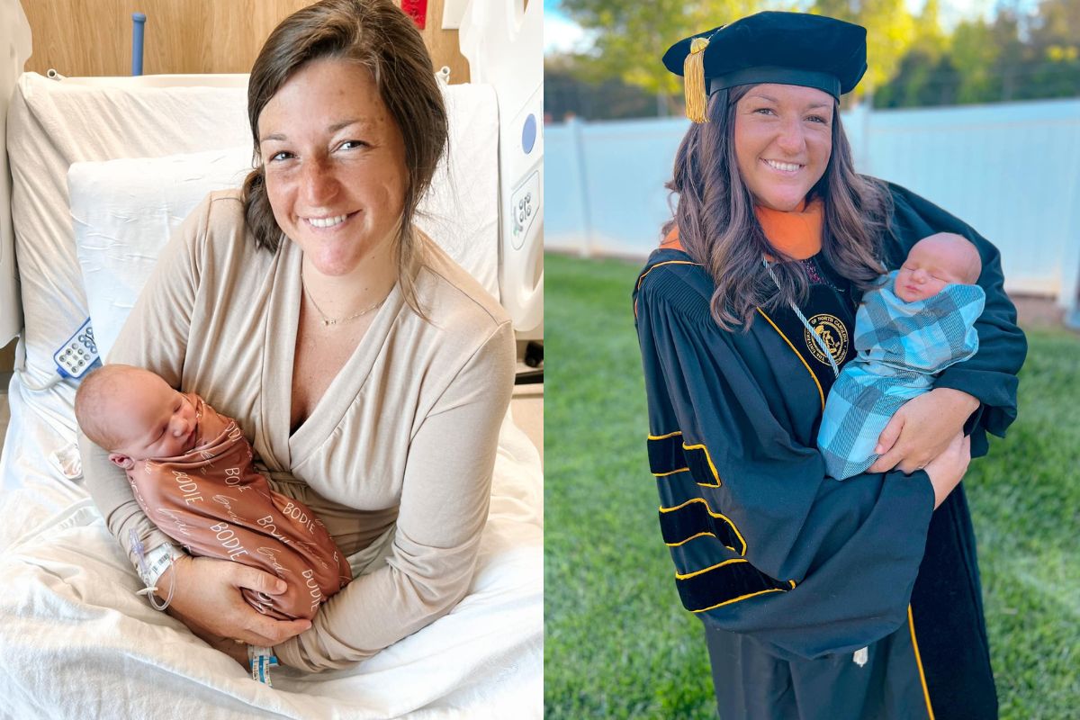 Mom gives birth and graduates with doctorate degree within 24 hours