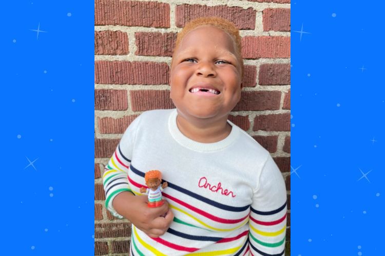 She asked for a toy that looked like her adopted son — and never expected this response
