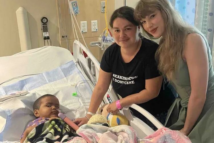 Taylor Swift Encanta Crianças em Ação Solidária sem Hospital Infantil